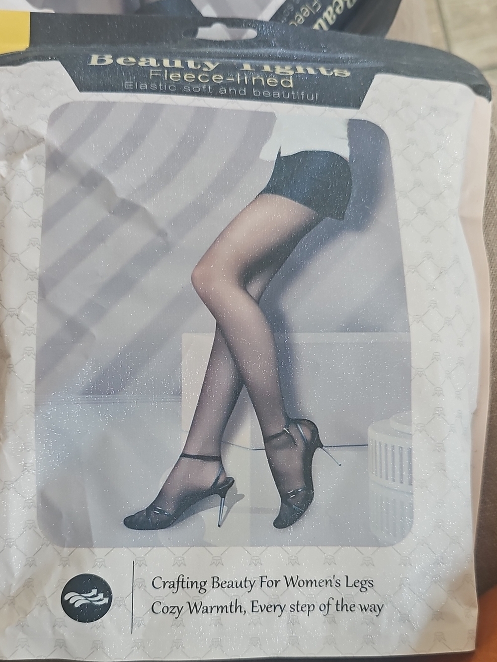 New Black Fleece-Lined Women's Tights Hosiery